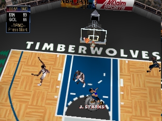 NBA Jam 2000 (Europe) In game screenshot